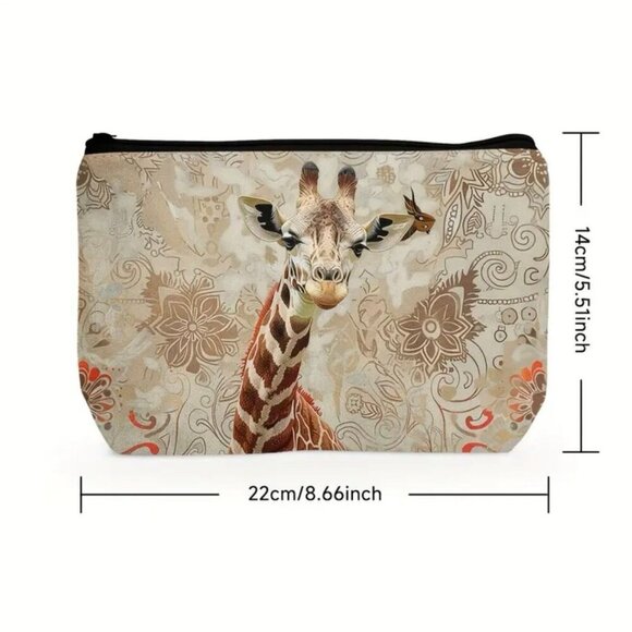 Giraffe Makeup Bag - Picture 3 of 3